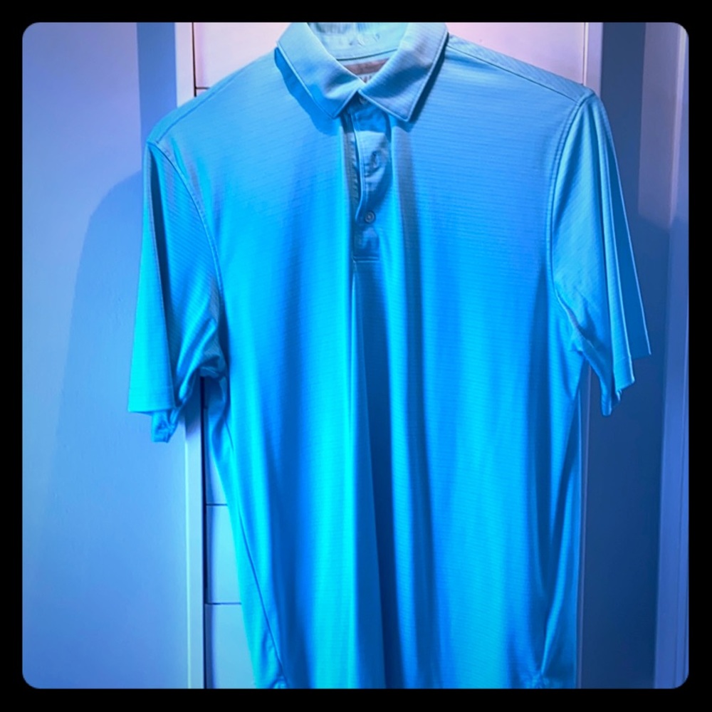 Men’s blue polo shirt